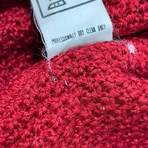 Vintage Geiger Wool Cardigan Sweater Women's Size 38 US Small Red Knit - Picture 11 of 11